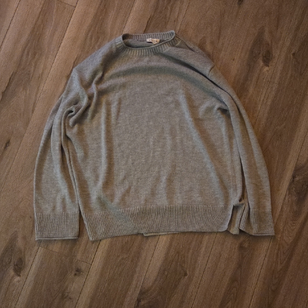 Ella Moss Men's Heather Gray Crewneck Sweater